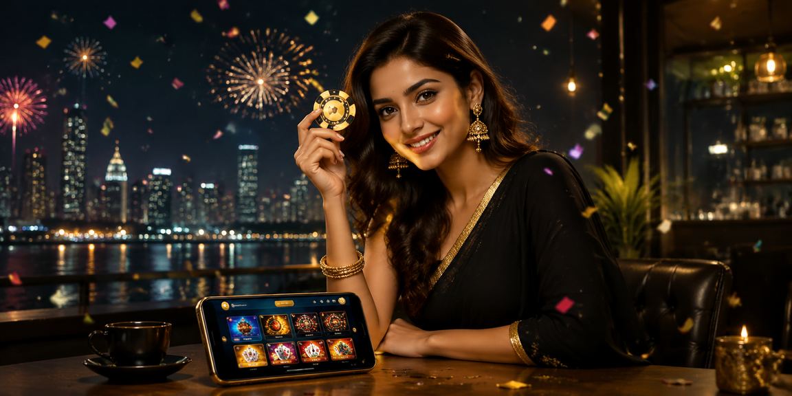 Indian player enjoying mobile casino games